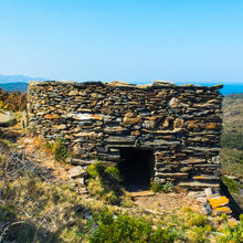 Barraca de Pedra Seca al Parc Natural del Cap de Creus.