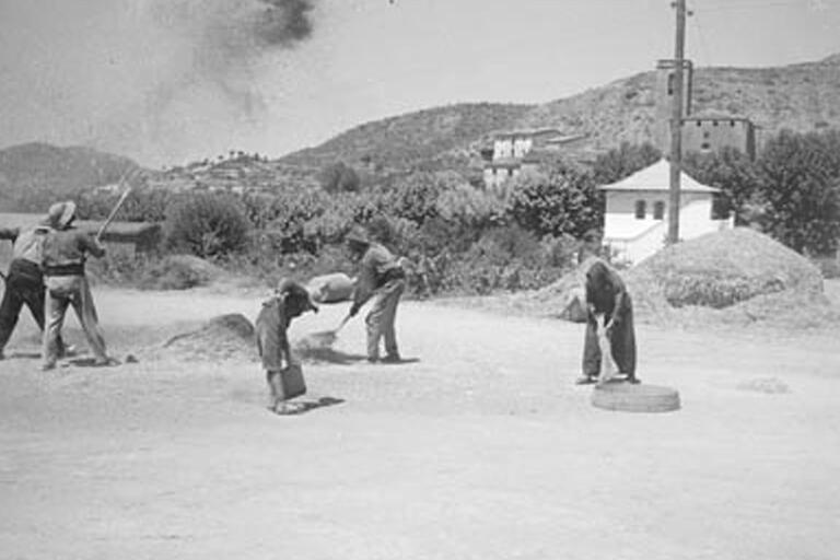 Pagesos batent a l'era, 1929