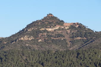 Muntanya d'Escornalbou. Castell d'Escornalbou.