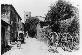 Vista retrospectiva de l'actual Carrer de Dalt
