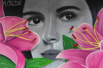 Obra d'en Calde, muralista. 2023