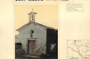 La capella de Sant Narcís de Can Jordà el 1968.