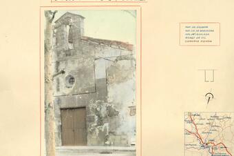Fitxa d'inventari del bisbat de Vic de Sant Roc de Jorba, 1979.