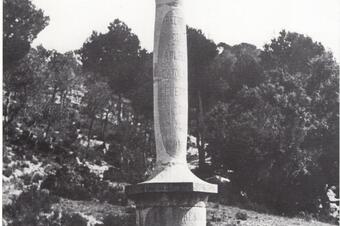 La creu de Can Cansalada el 1923.