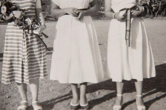 <p>1947. Inauguració de l'actual camp de futbol.</p> Memòria en ruta al Catllar – Inauguració de l'actual camp de futbol, 1947