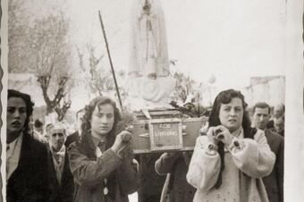 Memòria en ruta al Catllar – Arribada de la imatge de la Mare de Déu de Fàtima, 1952