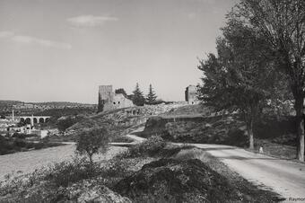 Memòria en ruta al Catllar – La carretera d'entrada a la població, 1960