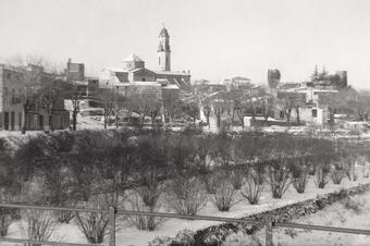 Memòria en ruta al Catllar – El Catllar cobert de neu, 1962