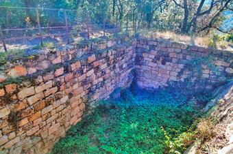 Cisterna del castell de Farners, Santa Coloma de Farners