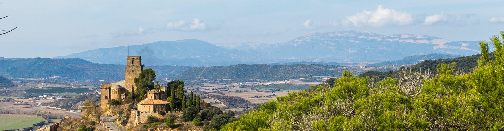 Ruta circular de Sanaüja a Ribelles. Espai Natural Protegit de les Valls de Sió-Llobregòs.