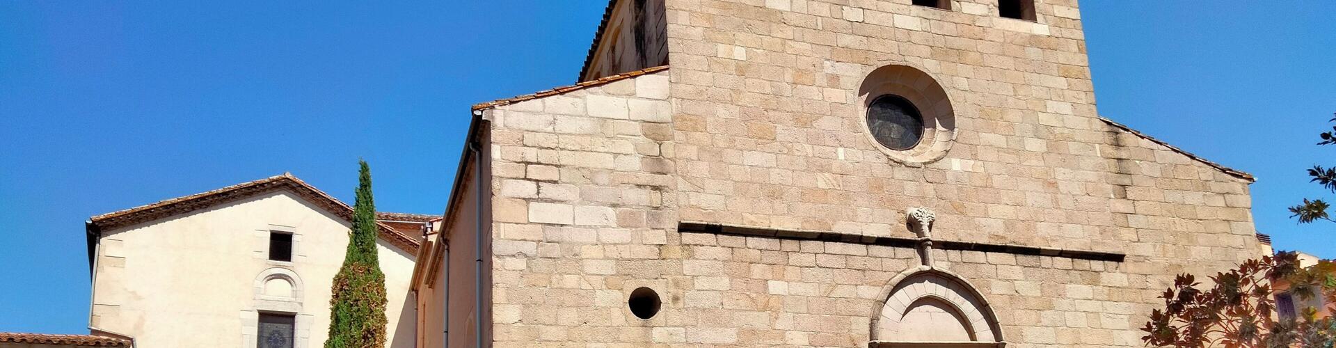 Església parroquial de Santa Coloma de Farners amb la capella dels Dolors