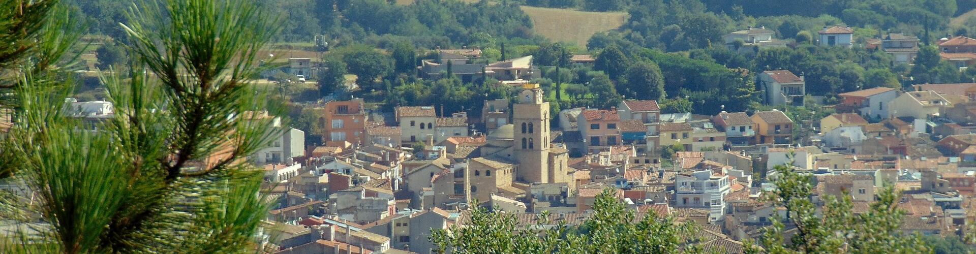 Vista general de Santa Coloma de Farners