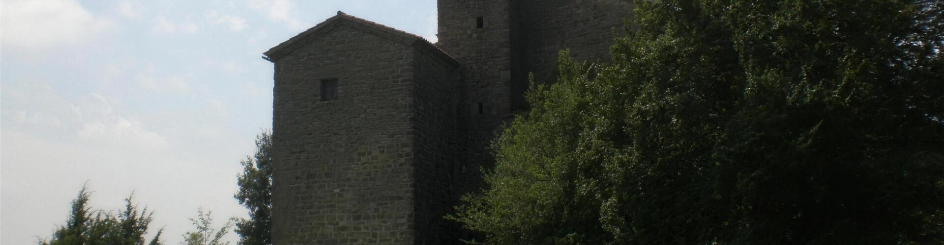 Santuari de Santa Margarida de Vinyoles dalt de la serra, les Llosses