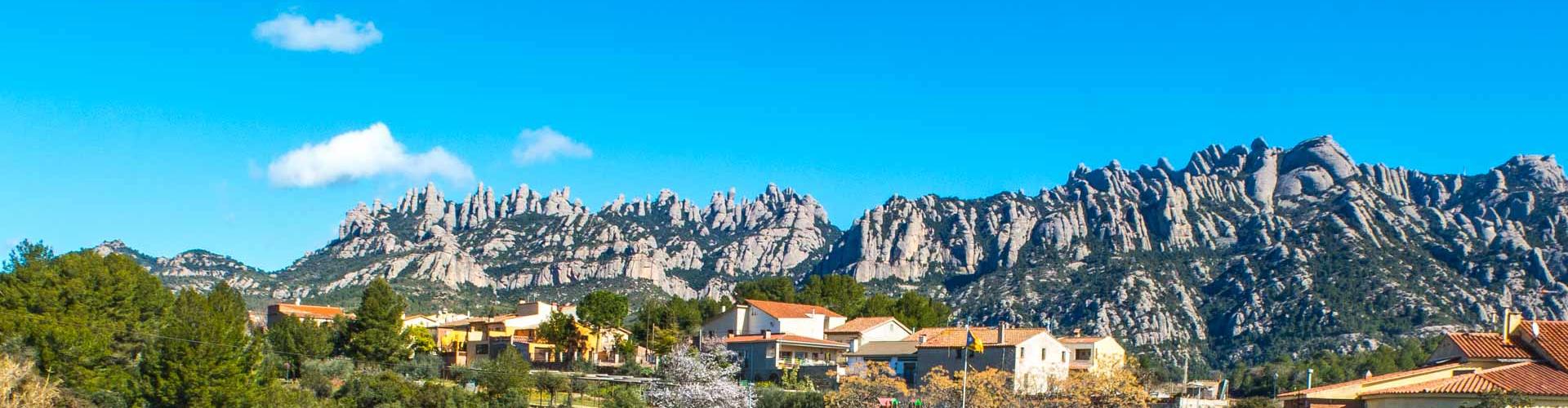 Vistes a Montserrat des del Bruc
