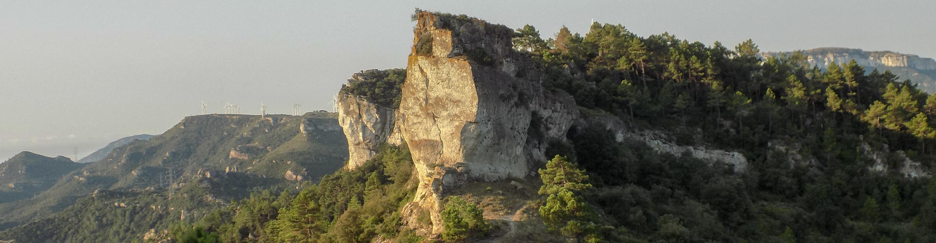 Formacions rocoses de la serra de Pradell