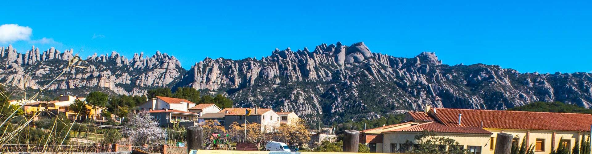 Mirador del Bruc a la muntanya de Montserrat